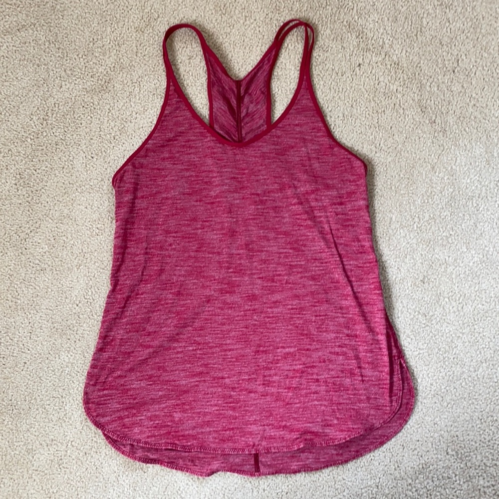 Red/maroon Lulu lemon Tank top